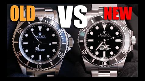 old vs new rolex submariner|rolex blue submariner 2022.